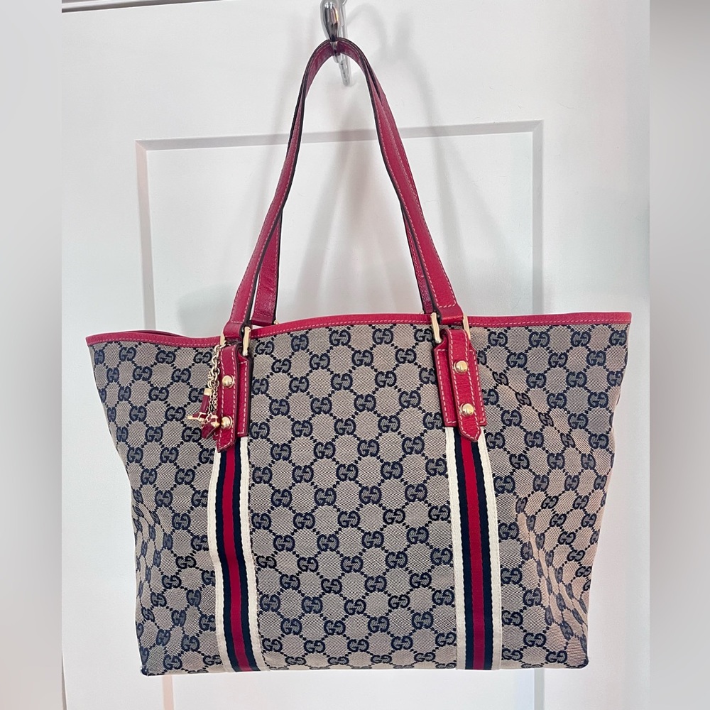 Vintage Gucci GG Canvas Jolicoeur Tote